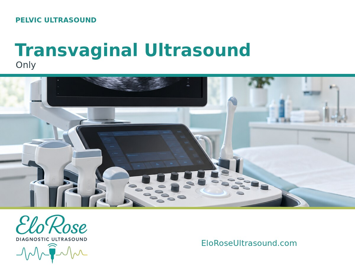 Pelvic: Transvaginal Only, CPT 76830 | EloRose Diagnostic Ultrasound
